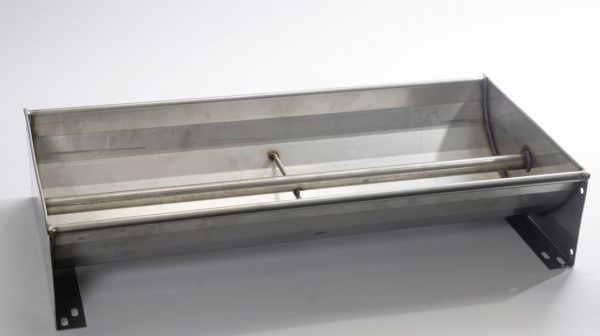 Stainless steel pork trough with bead edge and special stainless steel tube