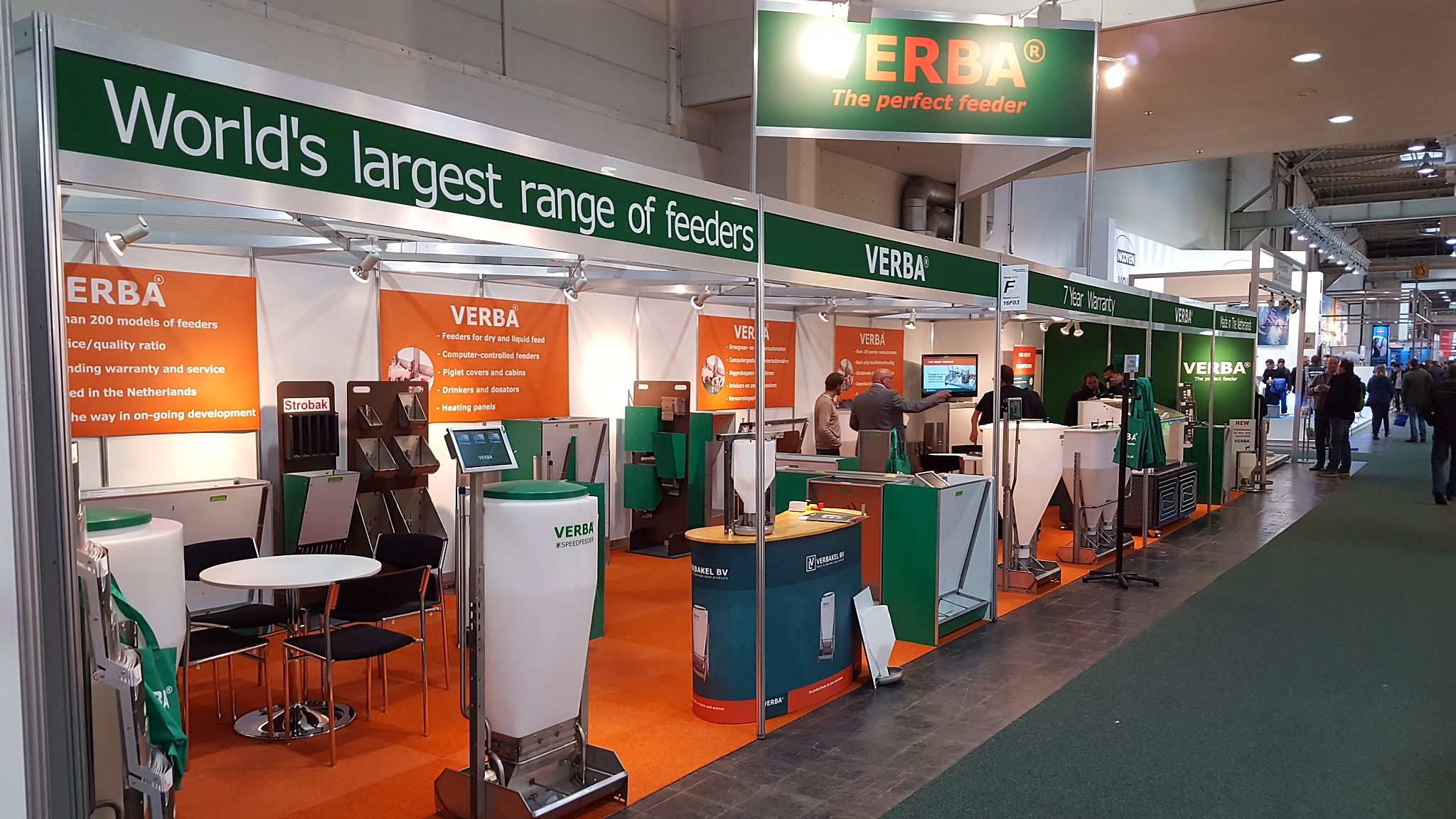 Feeders at Eurotier booth